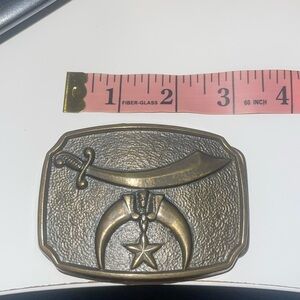 Vintage Masonic belt buckle